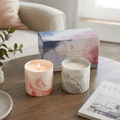 Maris Marble-Effect Ceramic Candle