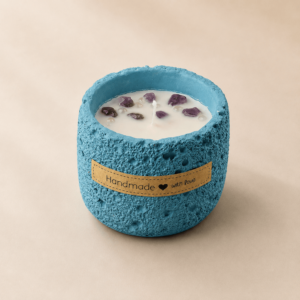 Terra Speckled Mineral Vessel Candle