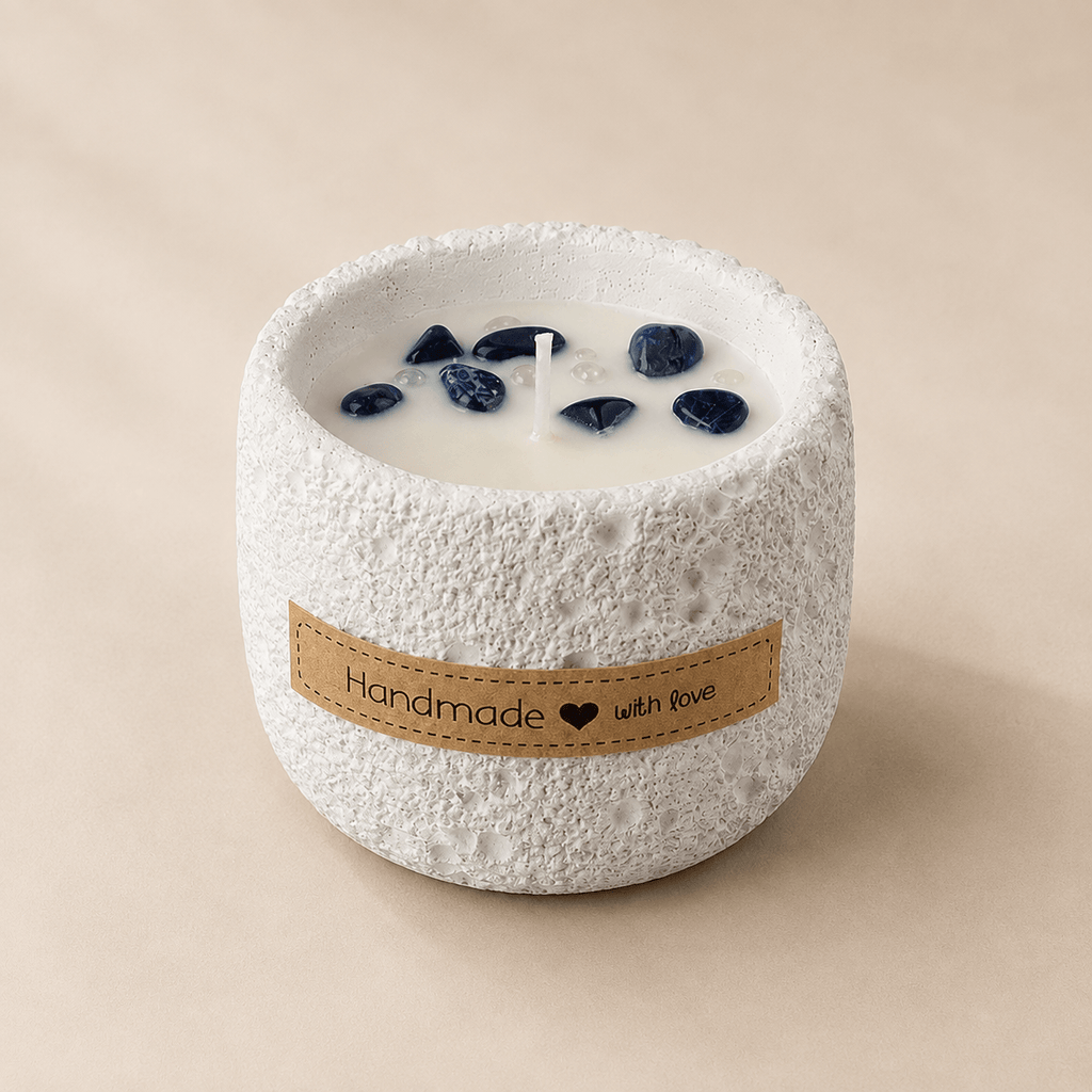 Terra Speckled Mineral Vessel Candle