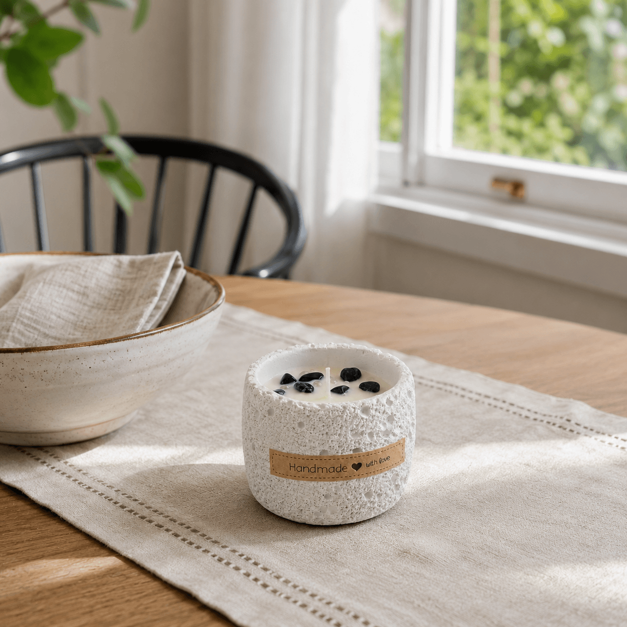 Terra Speckled Mineral Vessel Candle