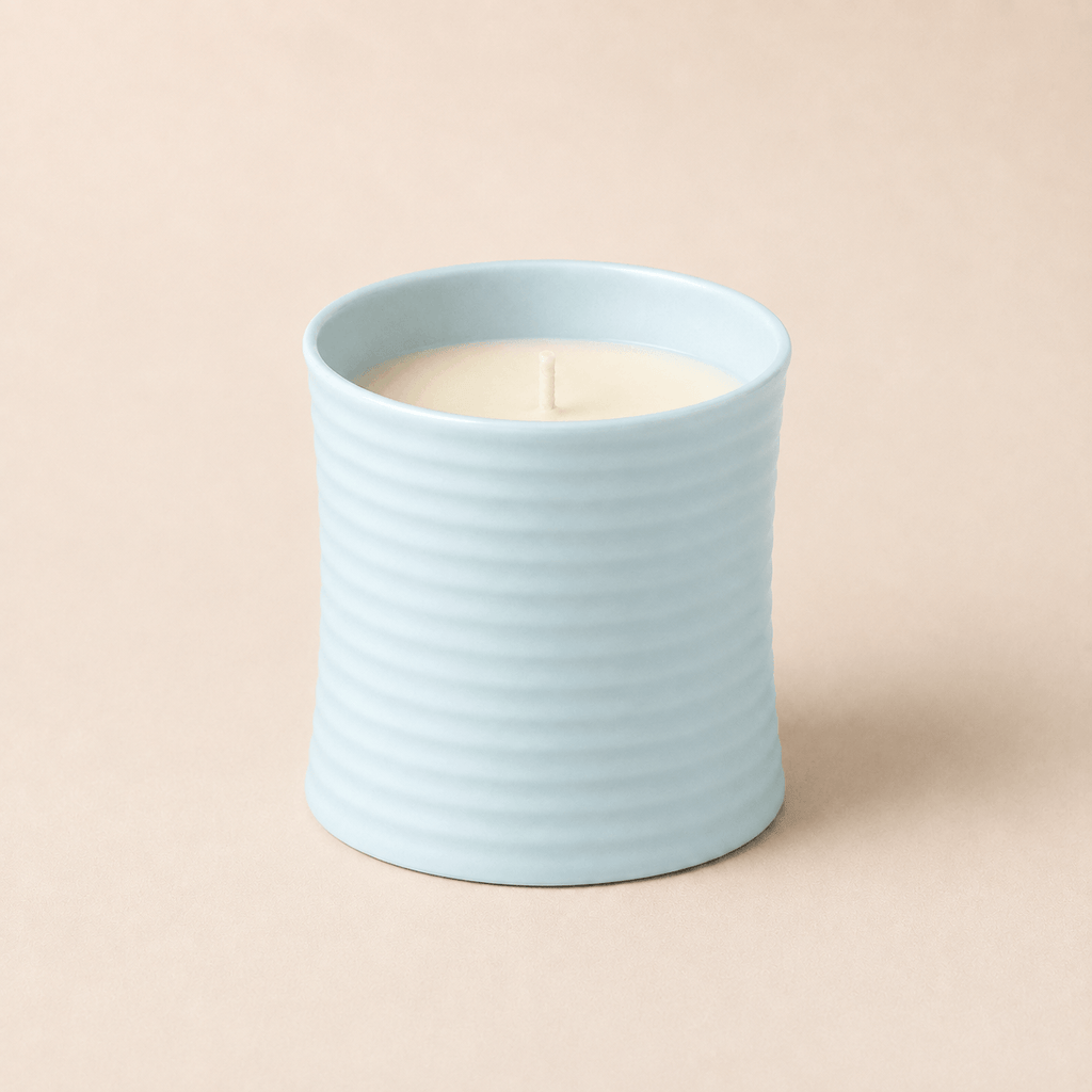 Riva Ribbed Ceramic Candle