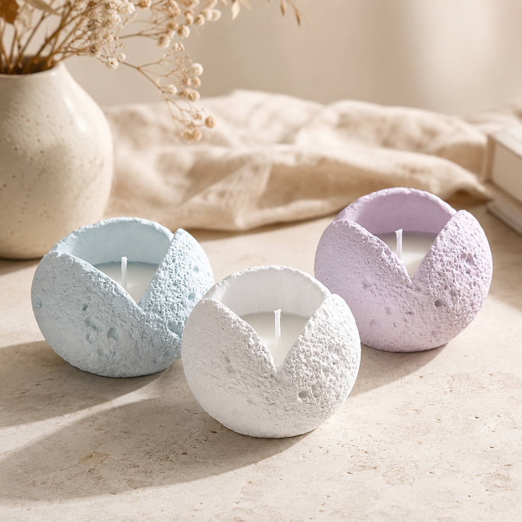 Warmelle Ceramic Scented Candle in a ceramic vessel