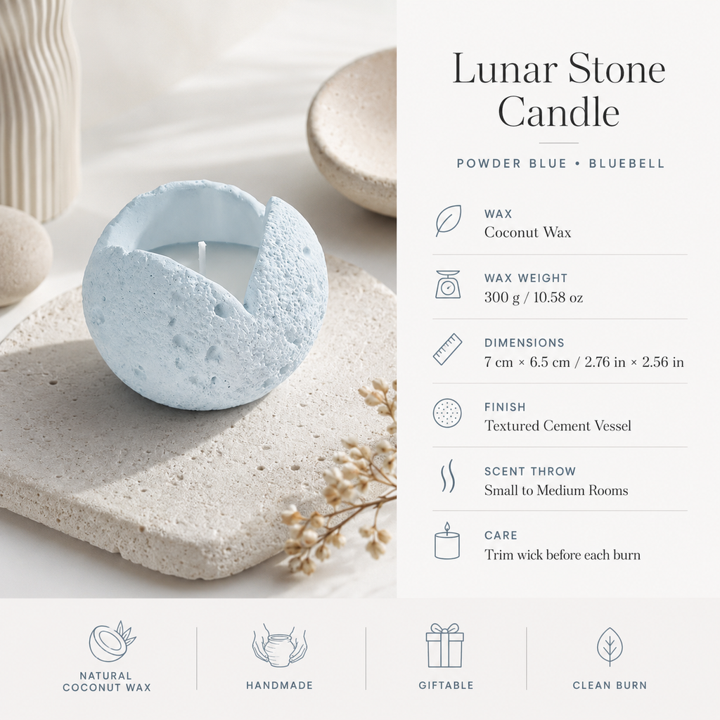 Warmelle Ceramic Scented Candle in a ceramic vessel, alternate view 2